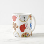 Weihnachtskekse Lebkuchen Individuelle Name Kaffeetasse (VorderseiteRechts)