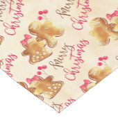 Weihnachtskekse & Lebkuchen Kurzer Tischläufer (Ecke)