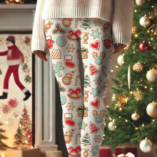 Weihnachtskekse Lebkuchen Urlaub Capri Leggings