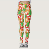 Weihnachtskekse Leggings (Vorderseite)