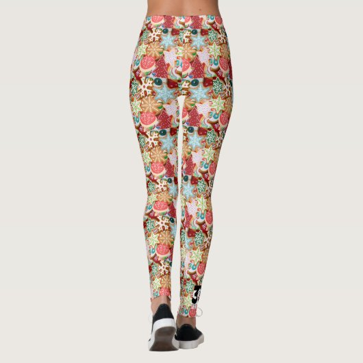 Weihnachtskekse Leggings (Rückseite)