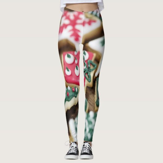 Weihnachtskekse Leggings (Vorderseite)