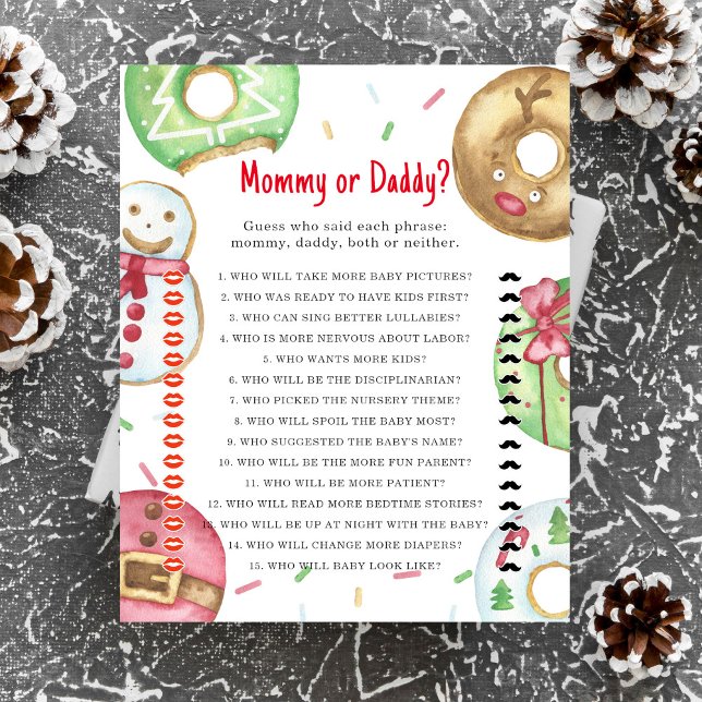 Weihnachtskekse - Mama- oder Papageienspiel (Von Creator hochgeladen)