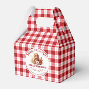 Weihnachtskekse mit Liebe gebacken Geschenkschachtel