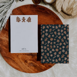 Weihnachtskekse Mitteilungskarte