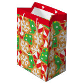 Weihnachtskekse Mittlere Geschenktüte (Rückseite Schrägansicht)