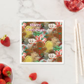 Weihnachtskekse Muster Napkins Serviette (Beispiel)