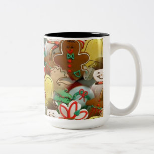 Weihnachtskekse Muster Tasse