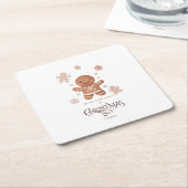 Weihnachtskekse Papier Untersetzer (angewinkelt)