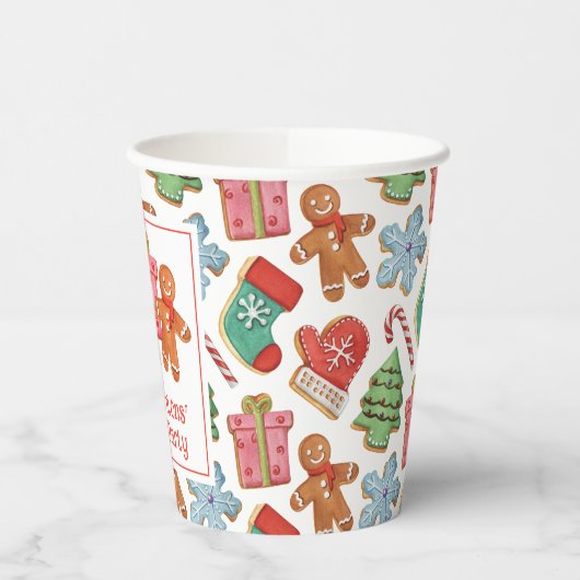 Weihnachtskekse Pappbecher (Links)