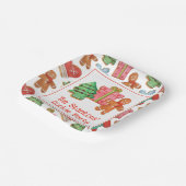 Weihnachtskekse Pappteller (Gewinkelt)