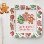 Weihnachtskekse Pappteller