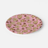 Weihnachtskekse Pappteller (Schrägansicht)