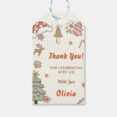 Weihnachtskekse-Party Geschenkanhänger (Vorderseite)