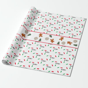 Weihnachtskekse Personalisiert Bonbons Geschenkpapier