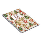 Weihnachtskekse Personalisiert Rezept Notizblock (Rechte Seite)