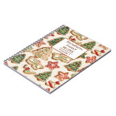 Weihnachtskekse Personalisiert Rezept Notizblock (Linke Seite)