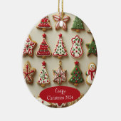 Weihnachtskekse Personalisierte Ornamente (Rechts)