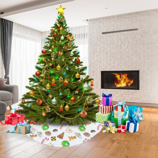 Weihnachtskekse Polyester Weihnachtsbaumdecke