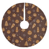 Weihnachtskekse Polyester Weihnachtsbaumdecke (Vorderseite)