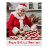 Weihnachtskekse Poster (Vorderseite)