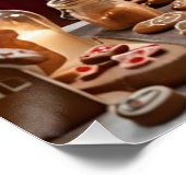 Weihnachtskekse Poster (Ecke)