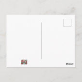 Weihnachtskekse Postkarte (Rückseite)