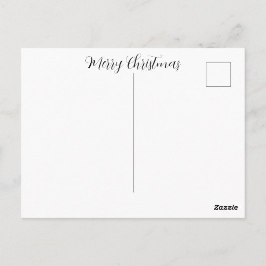 Weihnachtskekse Postkarte (Rückseite)