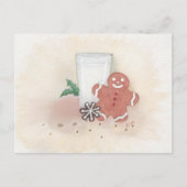 Weihnachtskekse Postkarte (Vorderseite)