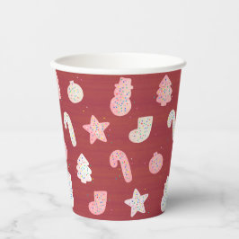 Weihnachtskekse Red Paper Cups Pappbecher