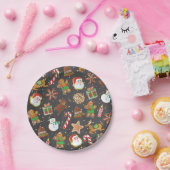 Weihnachtskekse Schneeplatte Pappteller (Party)