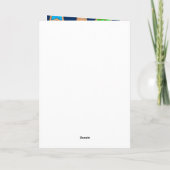 Weihnachtskekse Schokoladengebäck Feiertagskarte (Rückseite)