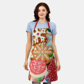 Weihnachtskekse Schürze (Getragen)