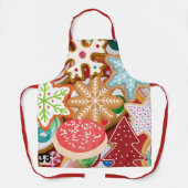 Weihnachtskekse Schürze (Vorderseite)
