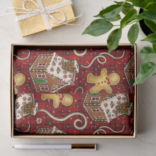 Weihnachtskekse Seidenpapier (Geschenk)