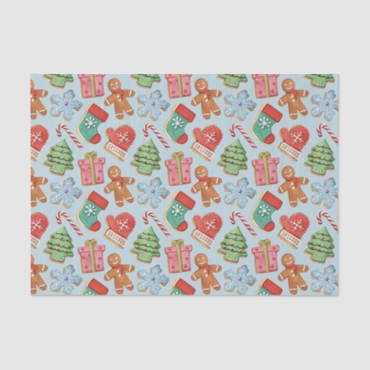 Weihnachtskekse Seidenpapier (Vorderseite)