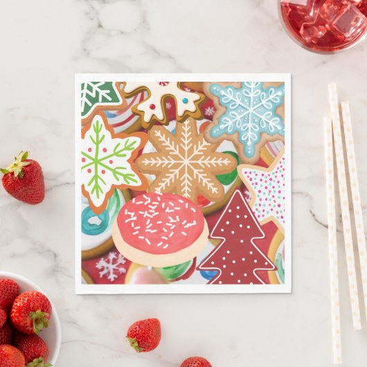 Weihnachtskekse Serviette (Beispiel)