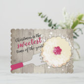 Weihnachtskekse Spatula Feiertag Backgeschenk Kart Feiertagskarte (Stehend Vorderseite)