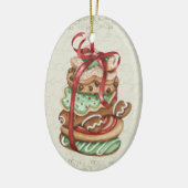 Weihnachtskekse - SRF Keramik Ornament (Links)