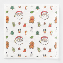 Weihnachtskekse Standard-Servietten