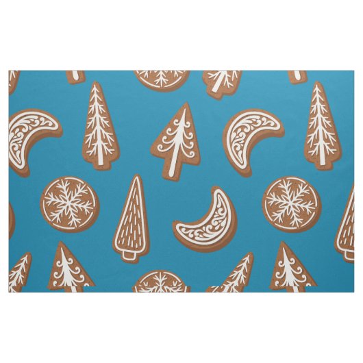 Weihnachtskekse Stoff (Fat Quarter (45,7 x 55,9 cm))