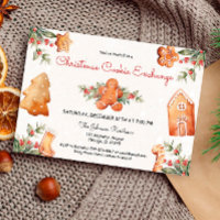 Weihnachtskekse tauschen niedliche Lebkuchengebäck