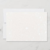 Weihnachtskekse tauschen niedliche Lebkuchengebäck Einladung (Rückseite)