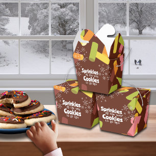 Weihnachtskekse To Go Box Streusel Überall Geschenkschachtel