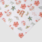 Weihnachtskekse und Blattrot Seidenpapier (Detail)