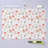 Weihnachtskekse und Blattrot Seidenpapier (Handwerk)