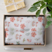 Weihnachtskekse und Blattrot Seidenpapier (Geschenk)