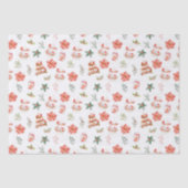 Weihnachtskekse und Blattrot Seidenpapier (Vorderseite)