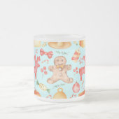 Weihnachtskekse und Bonbons Mattglastasse (Mittel)