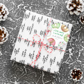 Weihnachtskekse und Donuts Babydusche Runder Aufkleber